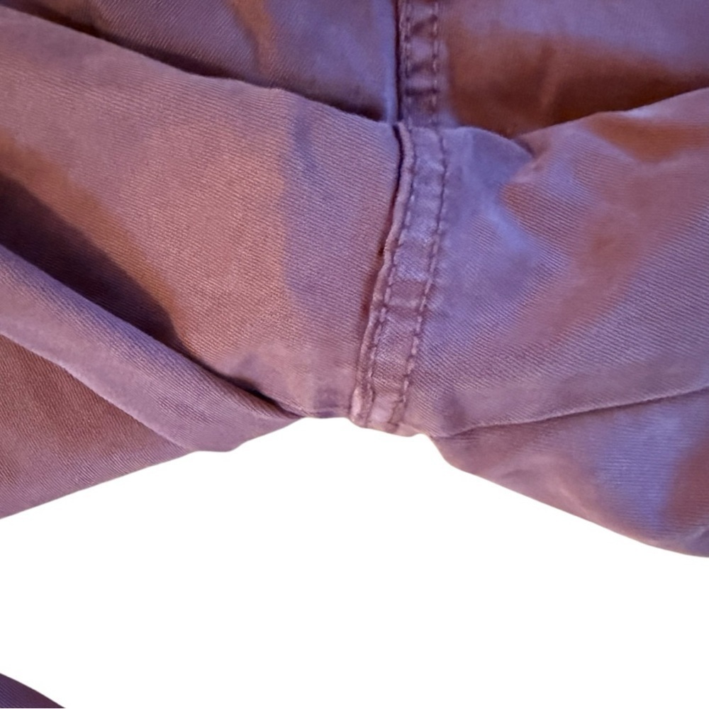 JOIE Womens High-Waisted Cotton Tencel Wide Leg Chinos in BurgundyMauve SIZE 6 - Picture 5 of 9